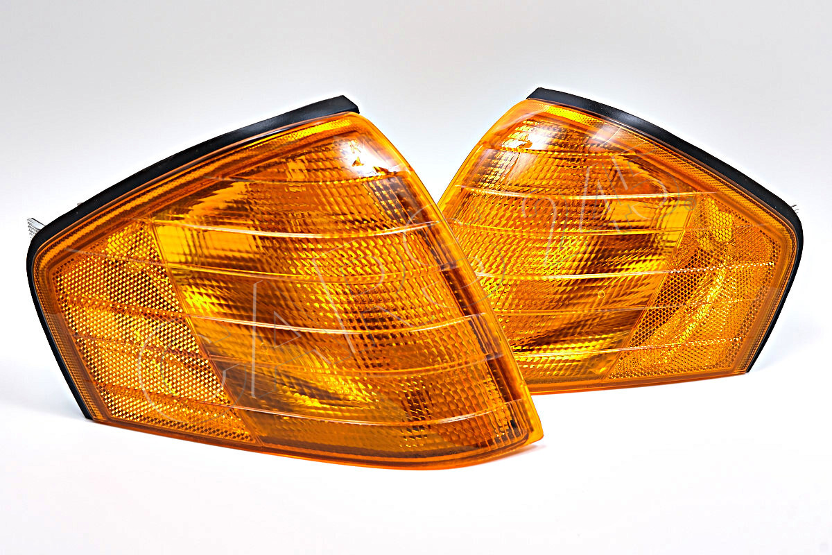 MERCEDES SL Class W129 89-2002 Amber Corner Light Turn Signal Set  