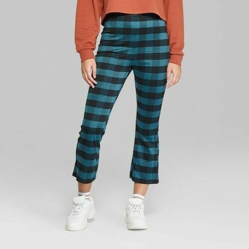 NEW Wild Fable Women's Plaid Cropped 
