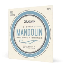 D'Addario EJ73 Mandolin Strings Phosphor Bronze Light 10-38