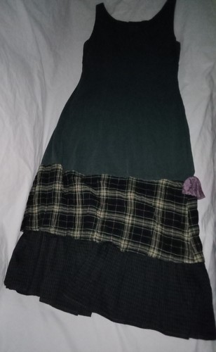 Boho Hippie Patchwork Spring Summer Viking Dress Size Medium - Picture 7 of 10