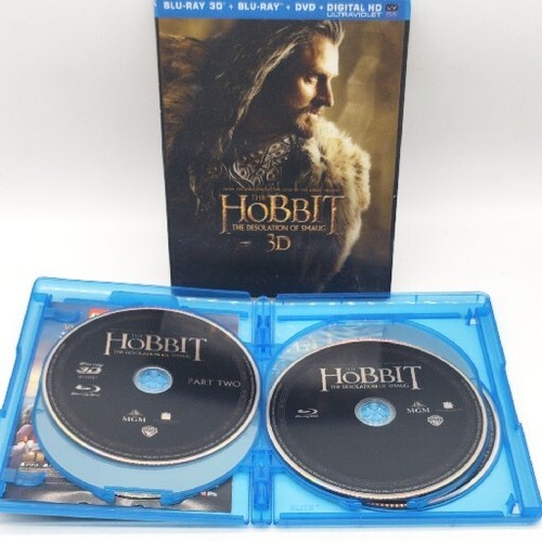 The Hobbit The Desolation of Smaug 3D 5 DISC SET W/ Lenticular Slipcover - Picture 5 of 9