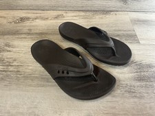 Crocs Kadee Flip Womens Size 5 Brown Slides Slipper Flip Flop Thong Sandals