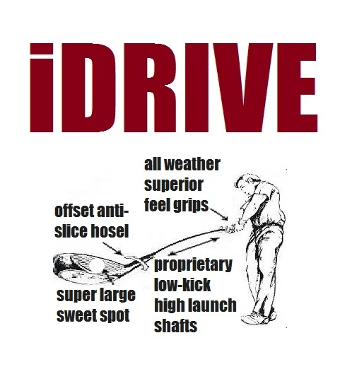 Juego de palos iDRIVE híbridos grafito 5-6-7-8-9-PW-SW-LW grafito regular con cubiertas Foto 2 de 3