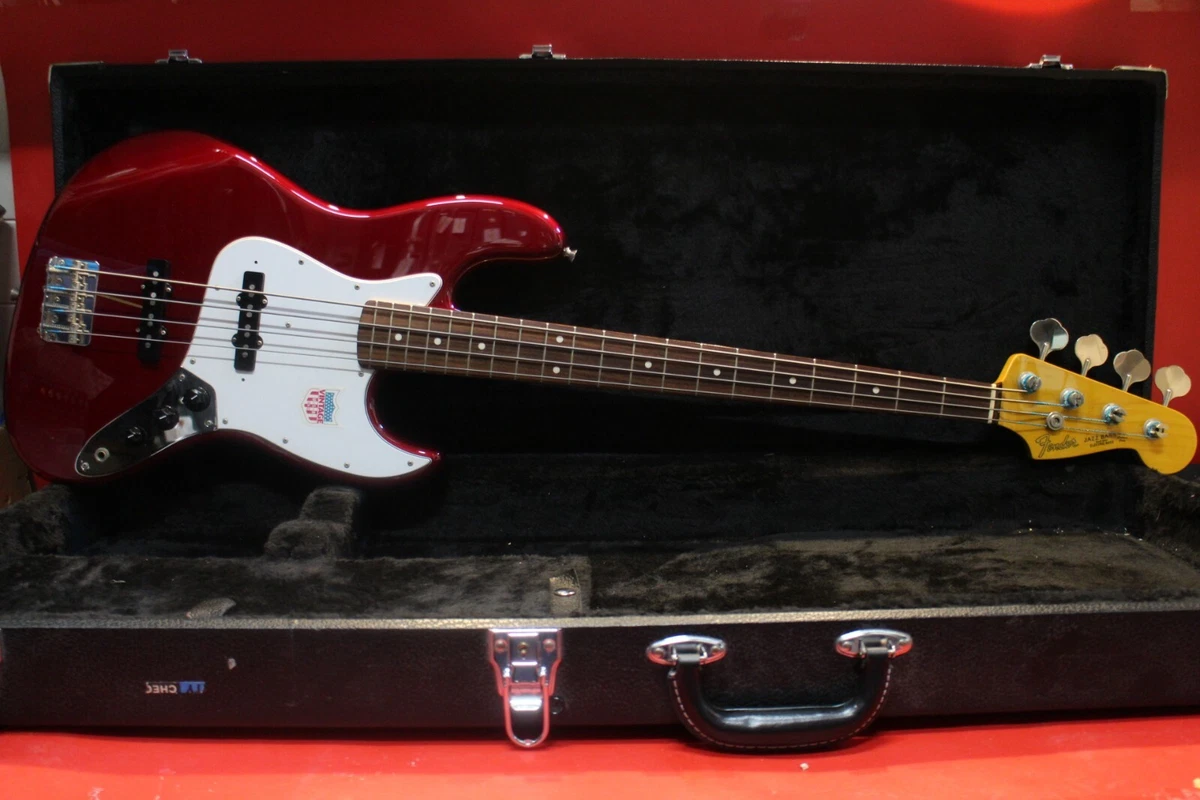 NEW Fender Japan Jazz Bass JB 62 US OCR Red Electric Bass GT253 230511