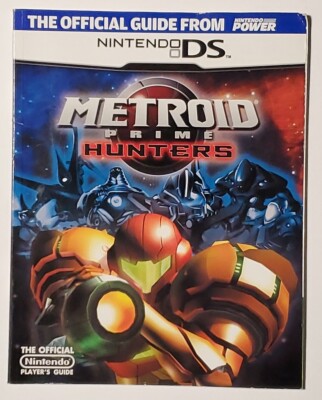 Nintendo Power Metroid Prime Hunters Official Strategy Guide With poster Map DS