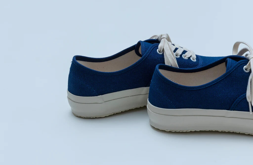 GOOD WEAVER DOEK SHOE INDUSTRIES OXFORD - INDIGO KURUME