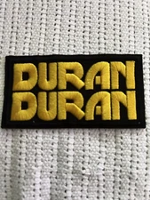 Duran Duran Embroidered Iron on Sew on Patch - New Free Shipping USA 3.5”x2.5”
