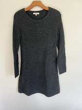Madewell Sweater Dress Charcoal XS 100% Merino Wool