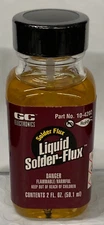 LIQUID SOLDER FLUX, GC ELECTRONICS 10-4202, 2FL OZ Bottle, Made in USA