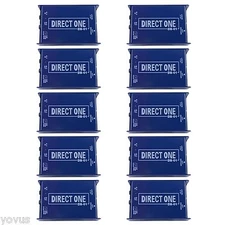 10 LOT passive lo hi z xlr to 1/4 instrument Direct di box with pad Attenuator