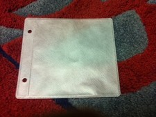 20 Double 2 CD/DVD Binding Sleeve w/Protective Liner, White, SF006 FREE SHIP