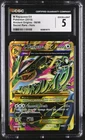 CGC 5 M Rayquaza EX 2015 Ancient Origins 98/98 Secret Rare Holo Pokemon Card