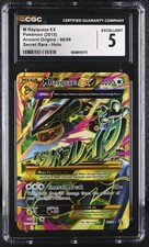 CGC 5 M Rayquaza EX 2015 Antiche Origini 98/98 Carta Pokemon Holo Rara Segreta