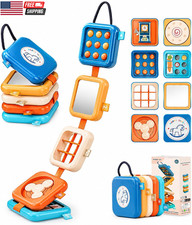 Busy Board for 1 Year Old, Travel Toys for Toddler 1-3 on Plane Car, Montessori
