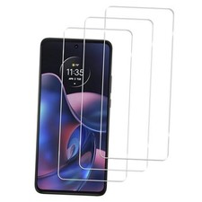 Screen Protector for Motorola Moto Edge 2022 3 Pack Easy to Install, Anti