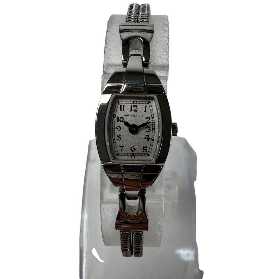 Hamilton H311110 Womens Quartz Watch White Dial Double Row Bracelet ...