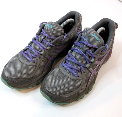 Asics Gel Sonoma 2 T684N Gray Purple Teal Running Shoes Sneakers Women's Size 8