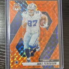 Panini 2025 Mosaic Orange Mosaic Prizm /199 Jake Ferguson Cowboys Football #175