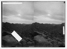 To Sinai via the Red Sea, Tor, and Wady Hebran. Sunset from summit of Jebel