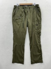 Koi Lite Women  s Large Peace Scrub Pants Green Slim Fit Stretch