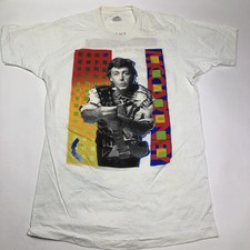 Vintage Paul McCartney 1989 Tour Double Sided Single Stitch Large T Shirt VTG