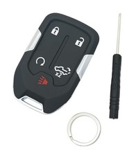 Smart Key Fob Case Shell Fit for 2022 2021 2020 2019 Chevy 5 Buttons - A