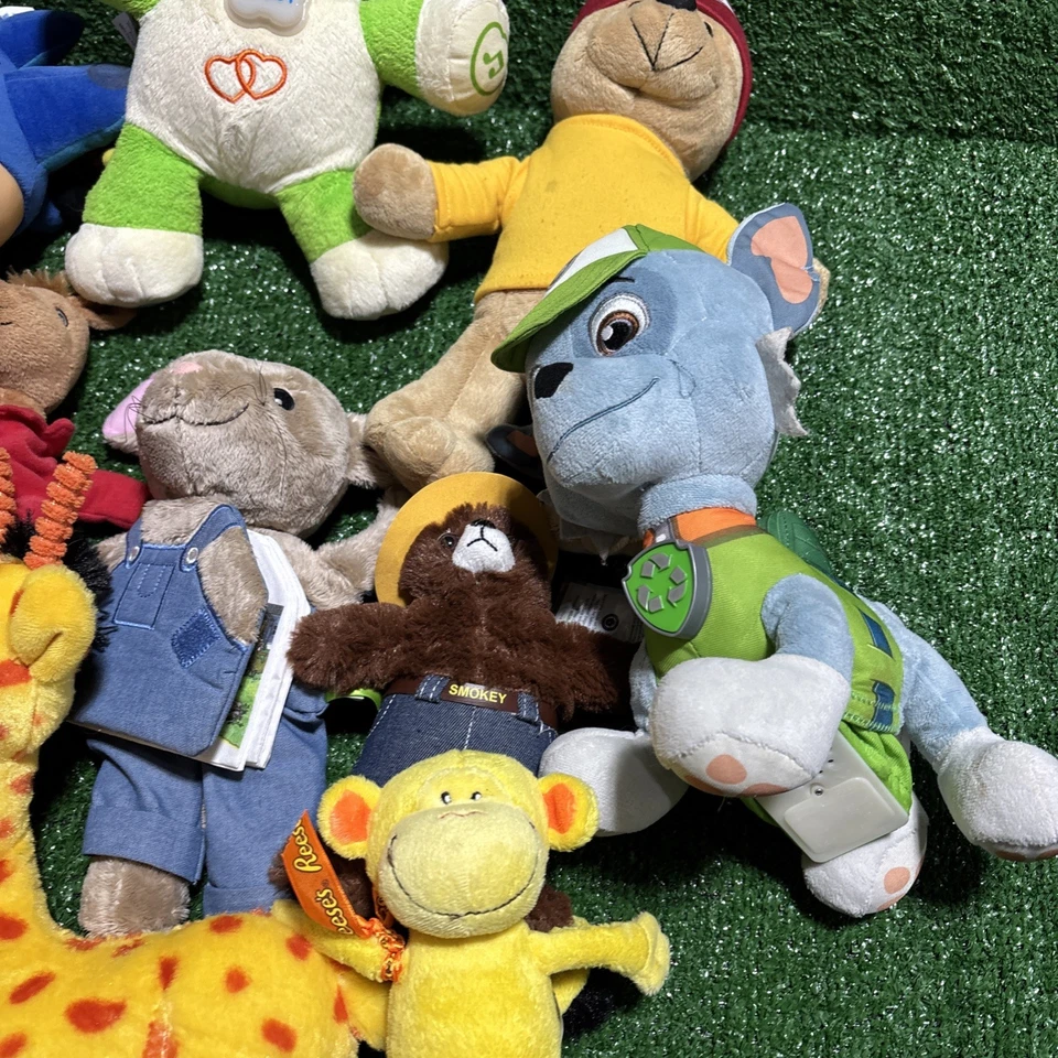 Lote de Peluche Leap Frog Scout Dr Seuss Jirafa Ratón Perro Peppa Pig Paw Patrol Foto 4 de 4