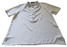 Pre-owned Hatch Maternity Women  s Blouse Size 2 M/8-10 Color Off-white
