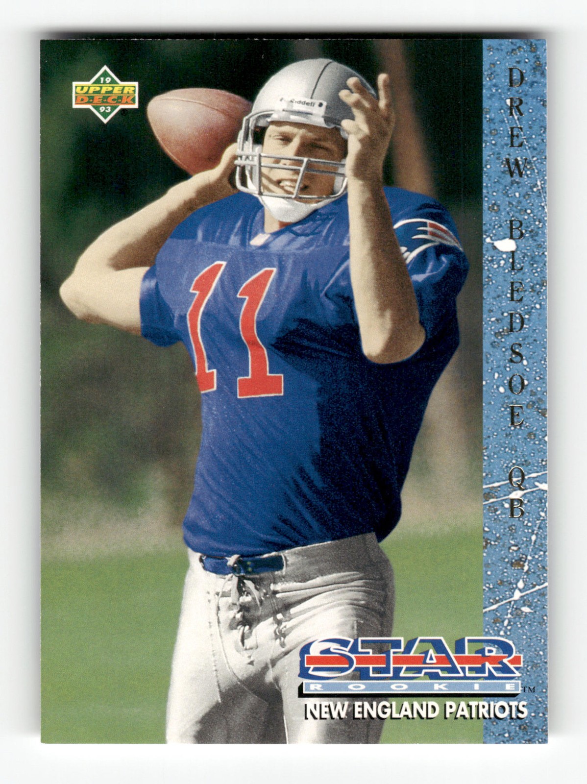1993 Upper Deck Star Rookie DREW BLEDSOE #11 Patriots RC