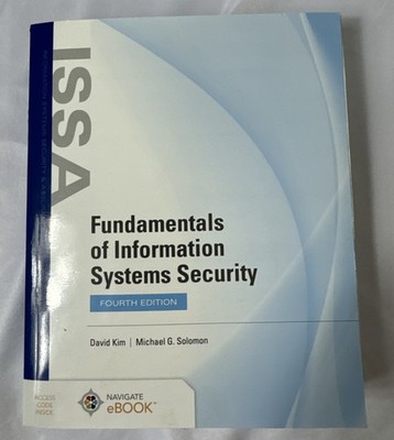 Fundamentals of Information Systems Security Solomon Kim Unused Access Code