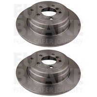 2X Eurobrake Bremsscheiben 354Mm Voll Hinten Passend FüR Land Rover Discovery