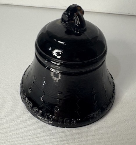 Breakup of the Bell System Telephone Glass Dark Amber Commemorative 1983 - Picture 7 of 7