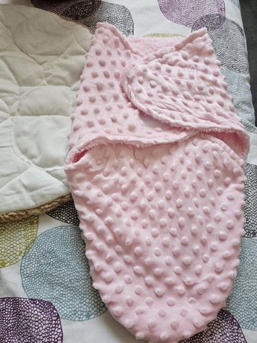 Einschlagdecke Bär Schlafsack Kinderwagendecke Fussack Baby swaddle decke - Bild 5 von 6