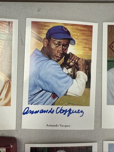 Negro League Fine Arts Card Set 29 Postcard 3 Signed M Irvin W Fields A Vazquez - Picture 5 of 7