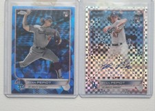 Ryan Pepiot 2022 Topps Chrome Update XFRACTOR AUTO RC/125 Dodgers Rookie +Bonus