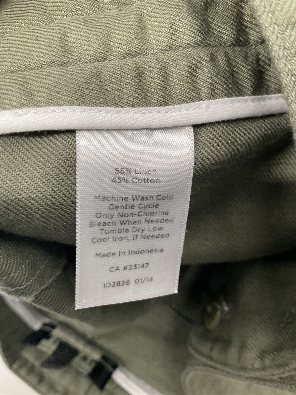 Talbots Pull On Drawstring Linen Blend Pants Wome… - image 6