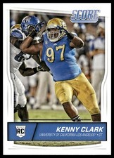 2016 Score #392 Kenny Clark RC UCLA Bruins NM+