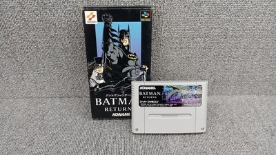 KONAMI Super Famicom Soft Batman Returns Used