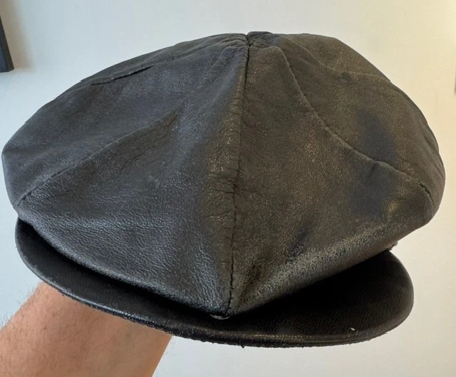 HK10969 SD Twill News Boy Cap Black L Whaler 6 Panel Cap