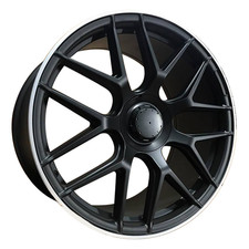 20"cls black pl lip alloy wheels mercedes e s amg cls sl class staggered + tyres