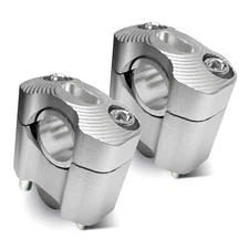 Motorcycle Handlebar Risers Universal Handle Bars Mount Clamps Fit for 1 1/8 ...