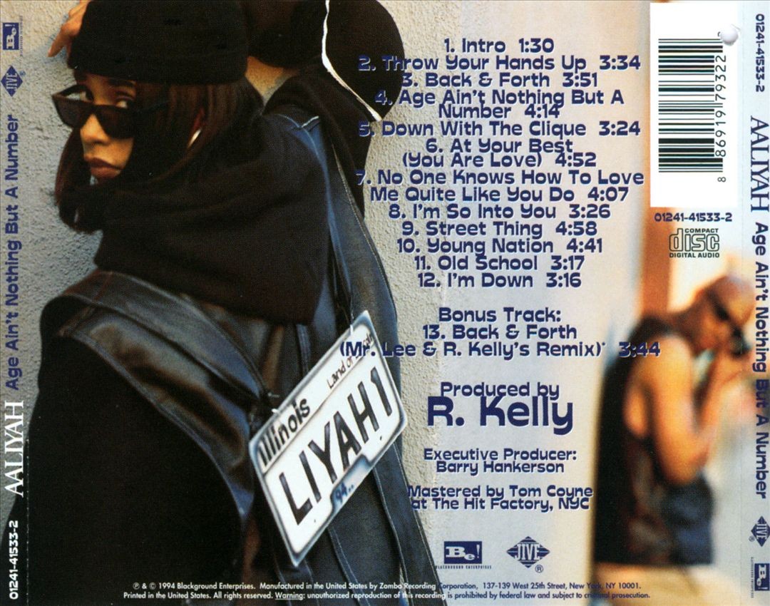 洋楽 Aaliyah Age Ain't Nothing But A Number Aaliyah - Age Ain't Nothing But A Number - Amazon.com Music
