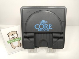 PC Engine Core Grafx PI-TG3 w/Backup Booster II PI-AD8 Tested NTSC-J NEC 1207E