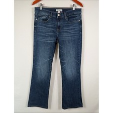 Lucky Brand Sweet Mid Rise Boot Dark Blue Flare Jeans. Womens Size 8. Stretch