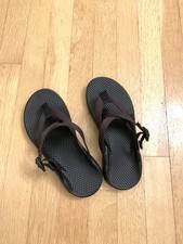 Chaco Slip On Sandals Backless Buckle Strap Hiking Shoes Vibram Black Women 6