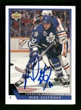 1993-94 Upper Deck  57 Mike Eastwood signed auto JTAU1 BXCP25
