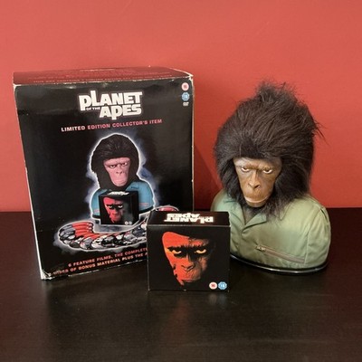  Seltene Planet der Affen ultimative DVD Sammlung mit großer Caesar Büste verpackt!