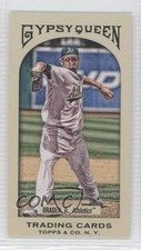 2011 Topps Gypsy Queen Mini Red Gypsy Queen Back Dallas Braden #117 0k0