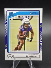 2024 Donruss Base Rated Rookie Rasheen Ali RC Baltimore Ravens #347