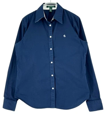 Lauren Ralph Lauren Chemise Décontractée Manches Longues Col Boutonné S - Photo 1/4